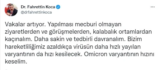 Vakalar 100 bin olursa yeni kısıtlamalar gelecek! İşte Sağlık Bakanlığı'nın yeni yol haritası